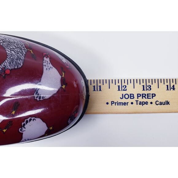 SLOGGERS Fashion Rain Garden Mid-Calf Boots Chicken Print Waterproof Women's 9 - Picture 13 of 15